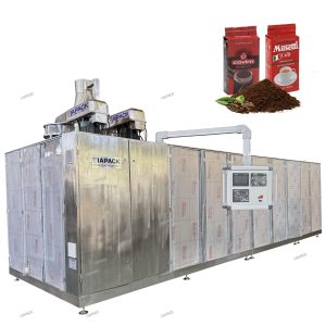 Automatska mašina za punjenje i pakovanje sa dvostrukom komorom za vakuumsko formiranje cigli